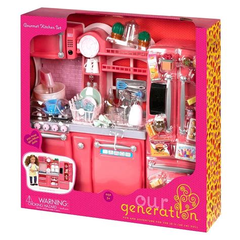 generation gourmet kitchen set    dollsrole play girls