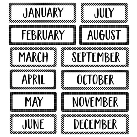 core decor months   year mini bulletin board set ctp