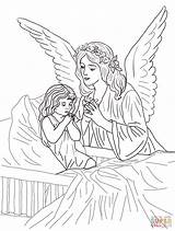Pages Guardian Coloring Angel Getcolorings sketch template