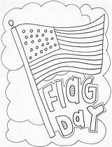 Flag Coloring Pages Kids Alley Doodle Holiday sketch template