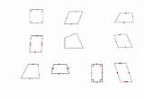 Quadrilaterals Sorting Types Quadrilateral Choose Board Establish Sort Card sketch template