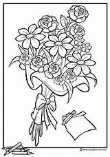 Bloemen Kleurplaten Volwassenen Boeket Verjaardag Bos Rozen Moederdag Dieren Vlinders Tekeningen Roos Kleur Downloaden Omnilabo Tweede Bezoeken Afkomstig sketch template