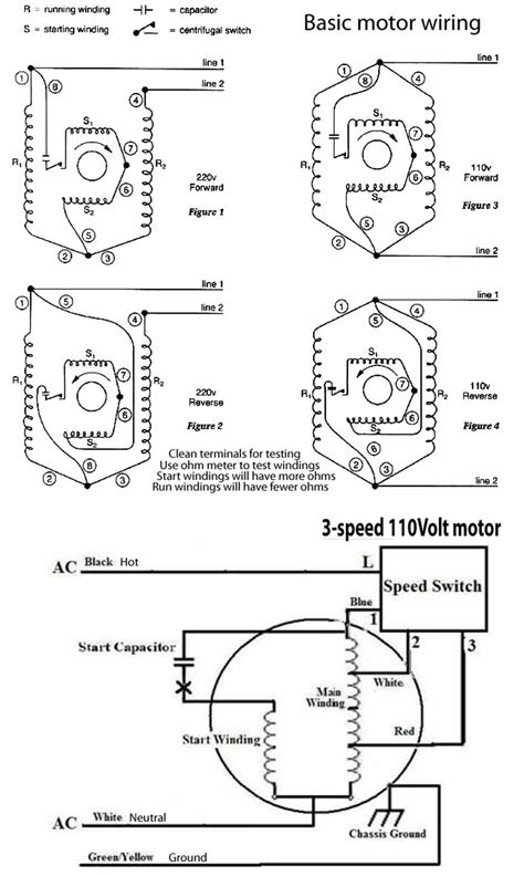 schematic  speed fan motor wiring diagram