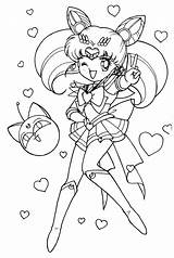 Moon Sailor Coloring Pages Chibiusa Printable Chibi Kolorowanki Cute Sheets Lovely Adult Anime Mercury Book Colouring Books Drawing Girls Princess sketch template