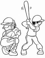 Honkbal Kolorowanki Dyscypliny Sportowe Catcher Batte Coloringhome Animaatjes Ausmalbilder Colorier Dla Dzieci Buzz2000 Erstellen Kalender sketch template