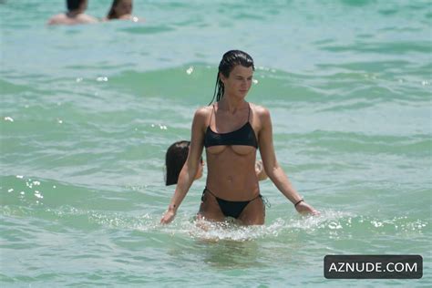 Destiny Sierra Seen In A Tiny Black Bikini That Barely Covered Up Her