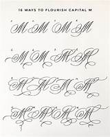 Flourish Cursive Copperplate Lettering Isobel Hsu sketch template