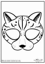 Mascaras Jaguar Carnaval Antifaz Máscaras Leopardo Caretas Manualidadesinfantiles Máscara Antifaces Tigre Leon Gallina Foami Mask sketch template