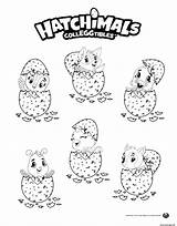 Hatchimals sketch template