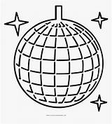Disco Ball Coloring Drawing Easy Clipart Pages Svg Colouring Transparent Dibujo Template Balls Para Printable Colorear Sketch Color Print Pngitem sketch template