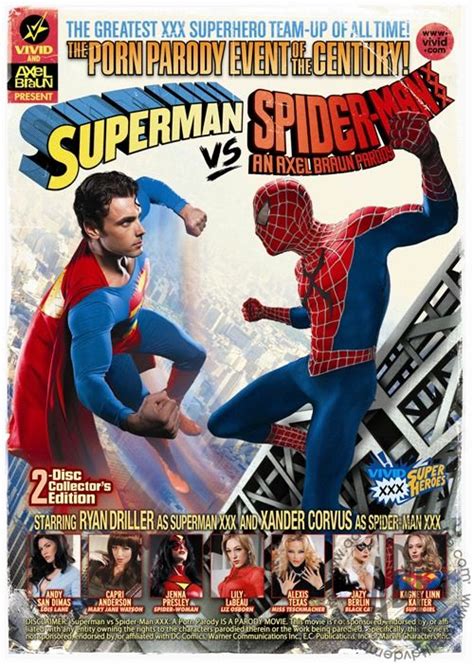 superman vs spider man xxx porn parody swipes from the original movie previews and news