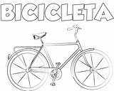 Bicicleta Bicicletas Terrestre sketch template