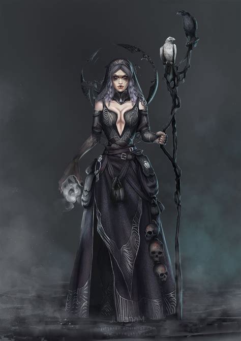 the witch by julijanam on deviantart witch characters warlock