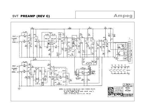 audio service manuals   ampeg svt preamp rev  schematic