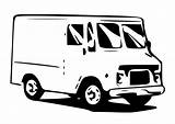 Van Delivery Coloring Pages Clipart Steven Large Clip Drawings Printable Svg Vehicles Edupics 1024 sketch template
