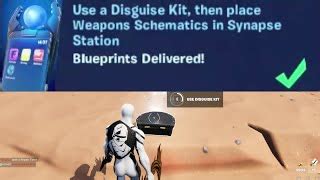 disguise kit  place weapons schematics  syn doovi