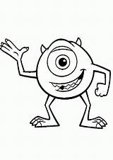 Coloring Monsters Monster Inc Pages Boo Clipart King Kids Printable Outline Clip Cliparts Characters Cartoon Cookie Scary Drawing Eyeball Color sketch template