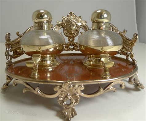 antiques atlas unusual antique english inkstand inkwell