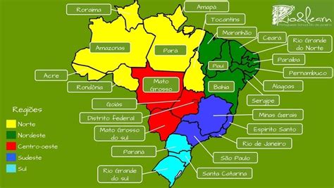 regiões brasileiras e seus estados a dica do dia