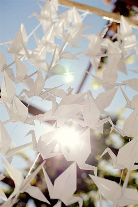 garland diy wedding origami paper crane diy wedding decorations