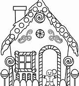 Gingerbread Coloring Cookie Pages Getcolorings Man sketch template