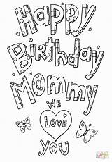 Kleurplaat Verjaardag Mommy Gefeliciteerd Compleanno Colorare Buon Disegni Omnilabo Tekening Downloaden sketch template