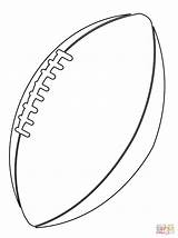 Football Coloring Pages Ball American Printable Outline Field Giants Print Nfl Color Sheets Clipart Clipartmag Silhouette Crafts sketch template