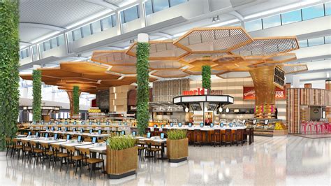 airport terminals  redesigned   food ipads