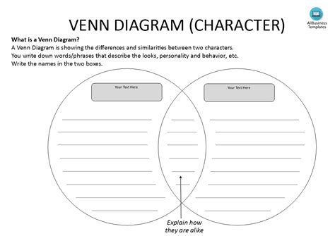printable venn diagram  lines