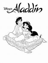 Aladdin Jasmine Coloring4free Aladin Coloringme Colorier Tsum Coloringbay Imprimé Jafar Fois sketch template