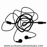 Auriculares sketch template
