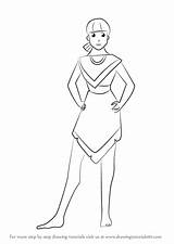 Pocahontas Nakoma Draw Step Drawing Tutorials Drawingtutorials101 Cartoon Movies sketch template