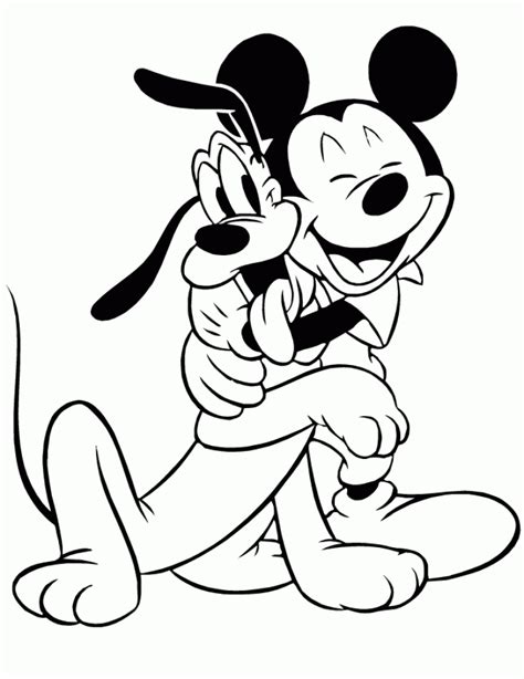 mickey mouse coloring pages printable customize  print