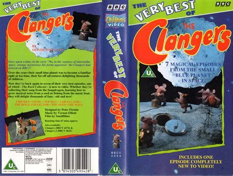 clangers vhs cover  uk bbc enterprises