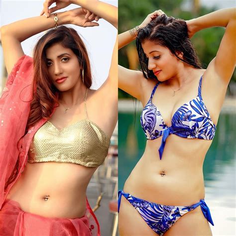 10 Indian Tv Actresses In Saree Vs Bikini Part 4