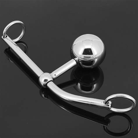 Stainless Steel Female Chastity Device Strap On Anal Vagina Ball With