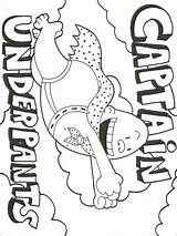 Underpants Dogman Drawing Colouring Websincloud Ausmalbilder Kaptein Ingrahamrobotics sketch template