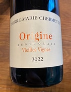Image result for Pierre Marie Chermette Beaujolais Cuvée Vieilles Vignes Primeur. Size: 143 x 185. Source: www.cellartracker.com