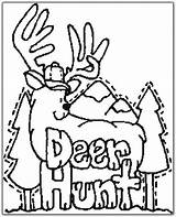 Hunting Coloring Deer Pages Printable Color Bow Buck Duck Clipart Hunter Clip Cliparts Drawing Print Kids Bucks Getcolorings Astounding Library sketch template
