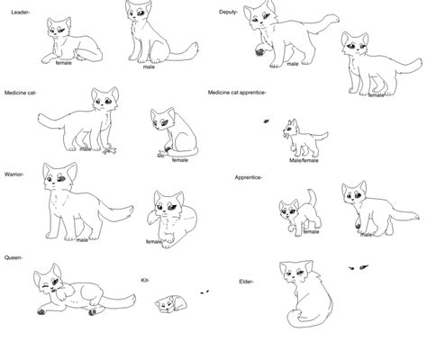 warrior cat coloring pages kits
