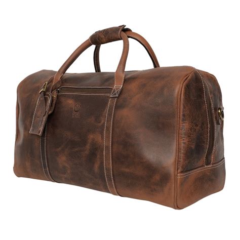 rustic town vintage leather travel duffel bag  men walmartcom