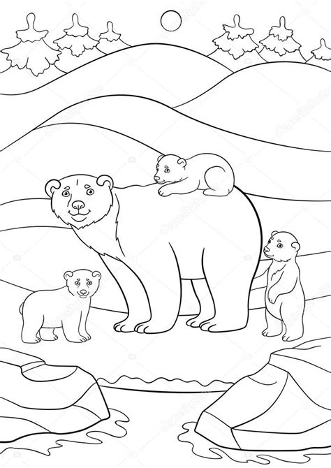 polo bear coloring coloring pages