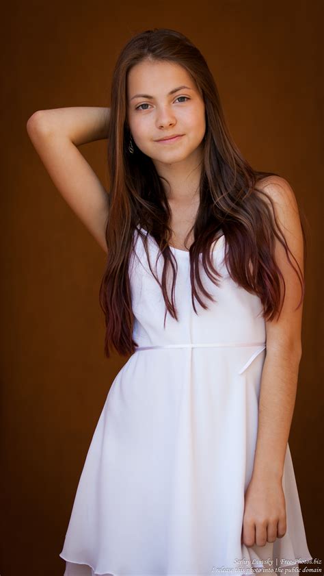 photo of a brunette 15 year old girl photographed in july 2015 picture 6