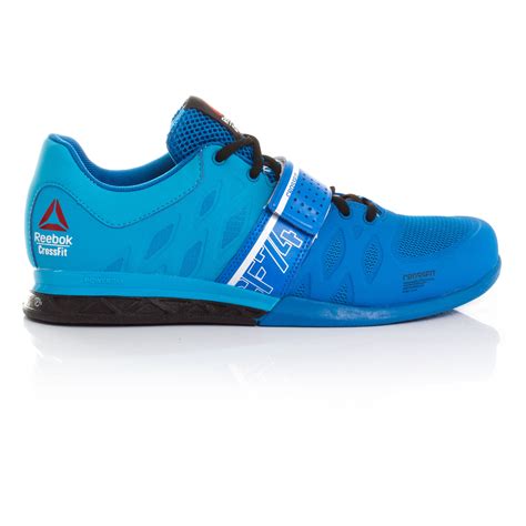 reebok crossfit lifter  mens blue weightlifting sports shoes trainers pumps