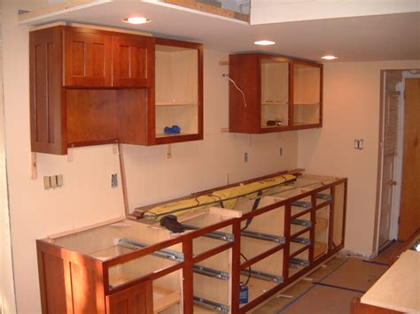 installing kitchen cabinets   easy  kitchen blog