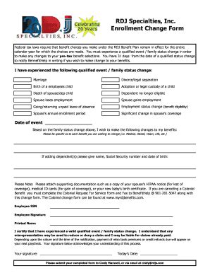 fillable  qualifying event form benefithelp fax email print