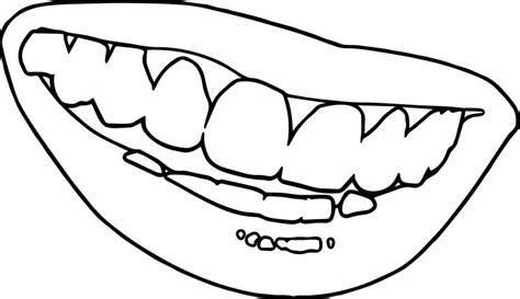 smile teeth dental coloring page coloring pages  kids coloring