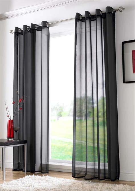 black eyelet voile curtains duffys curtains