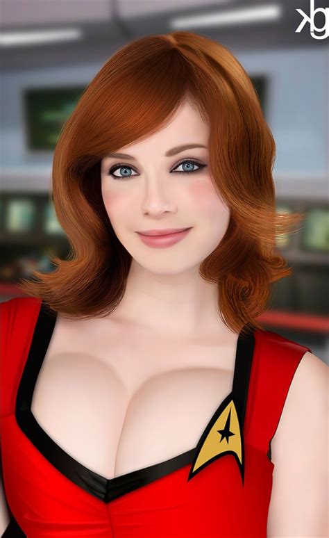 Redshirt Christina Hendricks Art