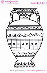 Greek Ancient Kids Vase History Template Greece Coloring Arte Grecia Crafts Printables Para Vases Colorear Activities Patterns Templates Colouring Griego sketch template